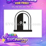 Free Round Handles Free Arched Frame Window Free SVG - Instant Download