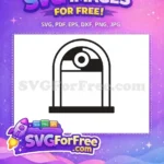 Free Window View Free Round Shape One Free SVG - Instant Download