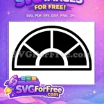 Free Number One Free Window Detailed Movie Free SVG - Instant Download