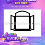 Free Window Silhouette Free Character 1 Movie Free SVG - Instant Download