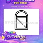Free Character 1 Window Free Silhouette Free SVG 4 - Instant Download