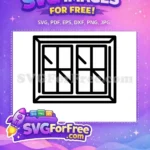 Free Character Silhouette Free Window Simple Movie Free SVG - Instant Download