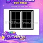 Free Character 1 Window Free Silhouette Free SVG 5 - Instant Download