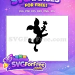 Free Dancing Pooh Free Silhouette Flower Winnie The Pooh Free SVG - Instant Download