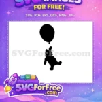 Free Cute Pooh Free Smiling Face Winnie The Pooh Free SVG - Instant Download