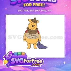 Free Bee Hat Free Hero Hunny Winnie Pooh Free SVG