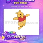 Free Happy Expression Free Red Shirt Winnie The Pooh Free SVG 1 - Instant Download