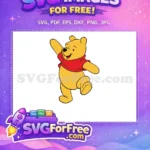 Free Happy Face Free Red Shirt Winnie The Pooh Free SVG 1 - Instant Download