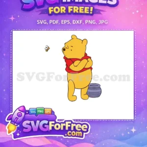 Free Annoyed Pooh Bee Free Red Shirt Winnie The Pooh Free SVG Free Annoyed Pooh Bee Free Red Shirt Winnie The Pooh Free SVG