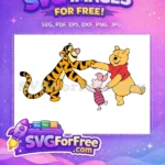 Free Happy Tigger Free Piglet Dance Winnie The Pooh Free SVG 2 - Instant Download