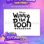 Free Winnie The Pooh Free Workbook Black White Free SVG - Instant Download
