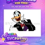 Free Vampire Fangs Free Red Bowtie Donald Duck Free SVG - Instant Download