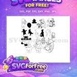 Free Cute Pooh Free Playful Design Winnie The Pooh Free SVG 2 - Instant Download