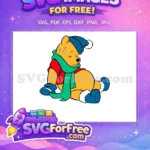 Free Blue Hat Free Green Scarf Winnie The Pooh Free SVG - Instant Download