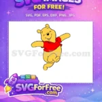 Free Happy Expression Free Red Shirt Winnie The Pooh Free SVG 2 - Instant Download