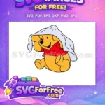 Free Towel Head Free Smiling Pooh Winnie The Pooh Free SVG - Instant Download