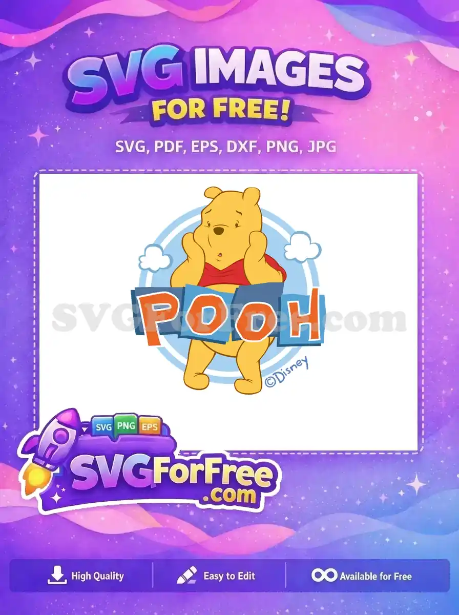 Free Worried Pooh Free Red Shirt Winnie The Pooh Free SVG