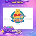 Free Bee on Nose Free Honey Pot Winnie The Pooh Free SVG 1 - Instant Download
