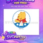Free Smiling Pooh Bear Free Sailing Boat Winnie The Pooh Free SVG - Instant Download