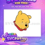 Free Happy Face Free Red Scarf Winnie The Pooh Free SVG - Instant Download