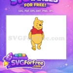 Free Smiling Pooh Free Red Shirt Winnie The Pooh Free SVG 7 - Instant Download
