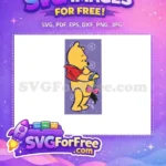 Free Red Cape Free Blue Skates Winnie The Pooh Free SVG - Instant Download