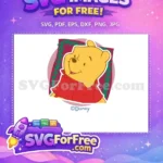 Free Smiling Pooh Bear Free Red Shirt Winnie The Pooh Free SVG 17 - Instant Download