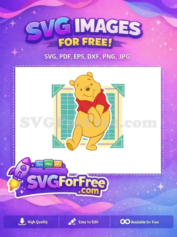 Free Smiling Pooh Bear Free Red Shirt Winnie The Pooh Free SVG 19 Free Smiling Pooh Bear Free Red Shirt Winnie The Pooh Free SVG 19