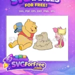 Free Pooh Bucket Free Piglet Shovel Winnie The Pooh Free SVG - Instant Download