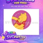 Free Smiling Pooh Bear Free Red Shirt Winnie The Pooh Free SVG 20 - Instant Download