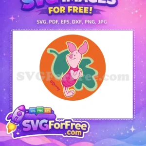 Free Cute Piglet Character Free Smiling Face Winnie The Pooh Free SVG