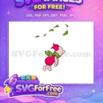 Free Piglet Green Scarf Free Windy Leaves Winnie The Pooh Free SVG - Instant Download