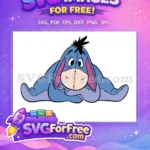 Free Sad Eeyore Sitting Free Winnie The Pooh Movie Free SVG - Instant Download