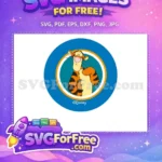 Free Tigger Suspicious Expression Free Orange Stripes Winnie The Pooh Free SVG - Instant Download