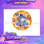Free Sad Eeyore with Bows Free Disney Character Free SVG - Instant Download