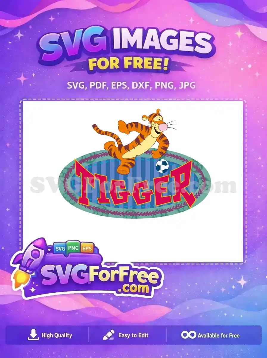 Free Happy Tigger Free Soccer Ball Winnie The Pooh Free SVG