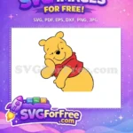Free Happy Face Free Red Shirt Winnie The Pooh Free SVG 2 - Instant Download