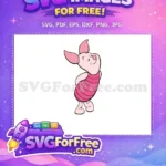 Free Smiling Face Free Pink Shirt Winnie The Pooh Free SVG - Instant Download