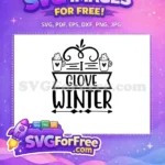 Free Cocoa Mugs Free Glove Winter Quote Free SVG - Instant Download