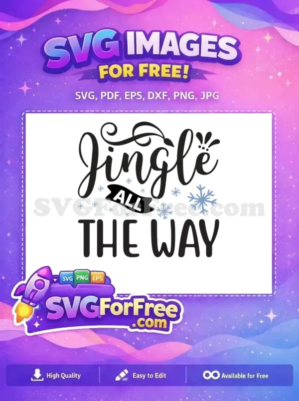 Free Snowflake Detail Free Swirl Accent Jingle All Free SVG