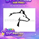 Free Howling Detail Free Silhouette Detail Wolf Free SVG 13 - Instant Download