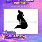 Free Howling Detail Free Silhouette Detail Wolf Free SVG 15 - Instant Download