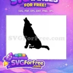 Free Howling Detail Free Dark Silhouette Forest Free SVG - Instant Download