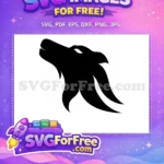 Free Howling Silhouette Free Wild Animal Wolf Free SVG - Instant Download