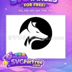 Free Howling Detail Free Silhouette Art Wolf Free SVG 2 - Instant Download