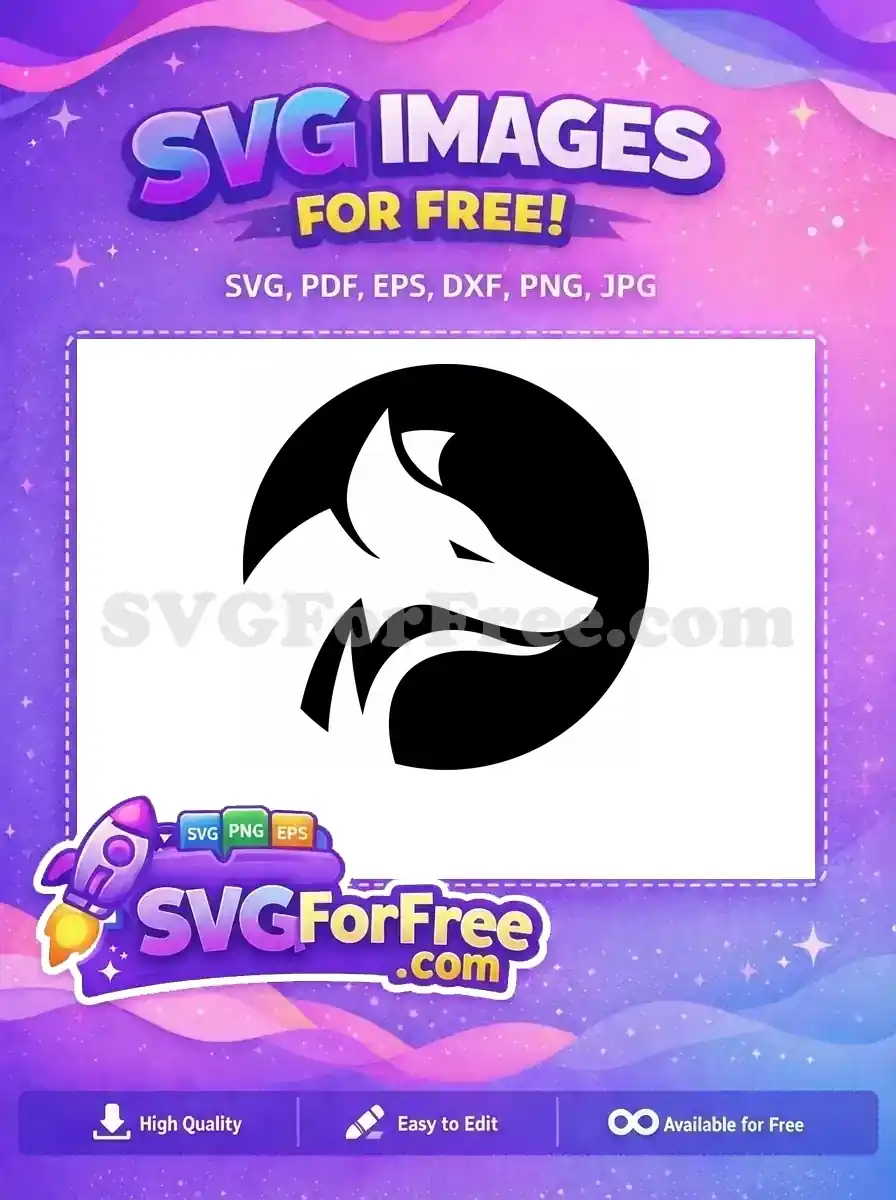 Free Howling Detail Free Silhouette Art Wolf Free SVG 2