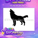 Free Howling Detail Free Animal Detail Wolf Free SVG - Instant Download