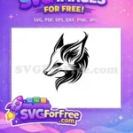 Free Howling Detail Free Dark Wolf Silhouette Free SVG 2 - Instant Download