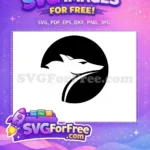 Free Howling Free Animal Wolf Silhouette Clip Art Free SVG - Instant Download