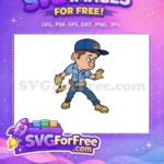 Free Concerned Ralph Free Golden Hammer Wreck it Ralph Free SVG - Instant Download